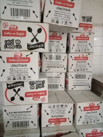 Cuillères en cristal alimentaire