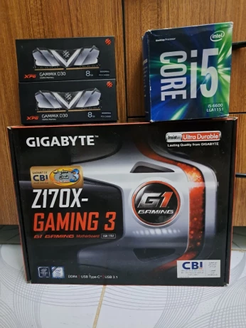 i5 6600 3.9Ghz + Gigabyte Z170x Gaming 3 G1 + Cooler Master V6