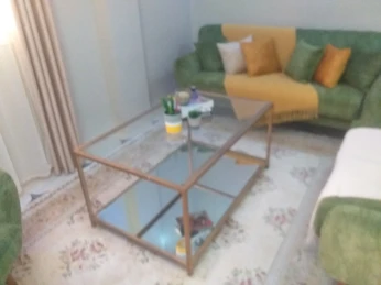 Fauteuil table abat jour