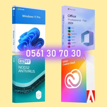 Windows 11 - Office 2024 - ESET - Adobe Creative Cloud