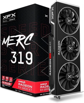 CARTE GRAPHIQUE XFX Speedster MERC319 AMD Radeon RX 6800 XT CORE with 16GB GDDR6 HDMI 3xDP