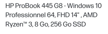 HP probook 445G8