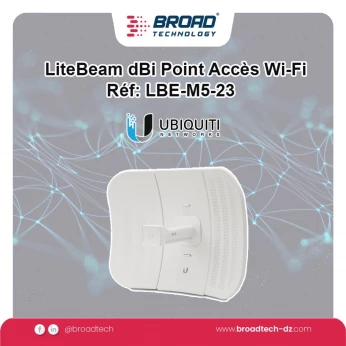 LiteBeam dBi Point Accès Wi-Fi Réf:LBE-M5-23 Ubiquiti