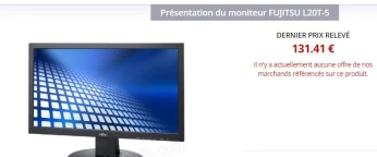 Ecran fujitsu L20T-5