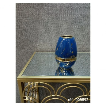 Vase Bleu Pm 19 Cm