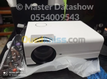 Data show mini Projecteur Android 9.0 WIFI 4k 3000 lumens ضمان 06 أشهر