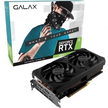 CARTE GRAPHIQUE GEFORCE GALAX RTX 3060 TI 1-CLICK OC LHR PCI-E 8GB DDR6 256BIT