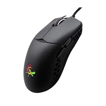 SOURIS FILAIRE GAMER DUCKY FEATHER RGB NOIR