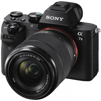 Appareil photo hybride Sony Alpha A7 II + FE 28-70mm f/3.5-5.6 + Objectif Zeiss SEL-35F28Z 35 mm