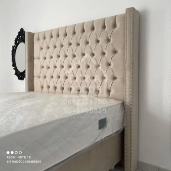 Lit capitonnée capitoni capitonni capitoné coffret coffri coffré cofret cofri cofré سرير كوفري