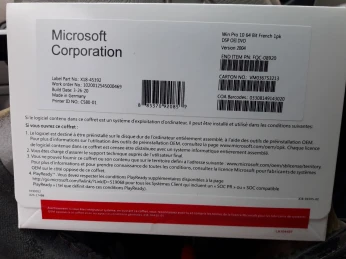 LICENCE WINDOWS 10 64 BIT/OFFICE 2019