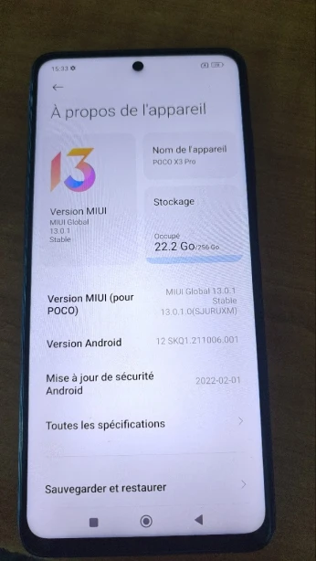 Xioami Poco x3 pro