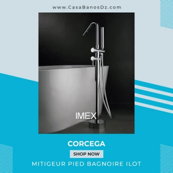 Mitigeur Pied Baignoire Ilot CORCEGA IMEX 🇪🇸