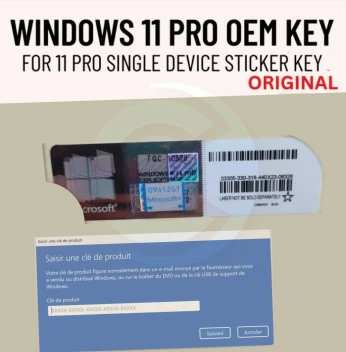 Windows 11 Pro OEM Sticker
