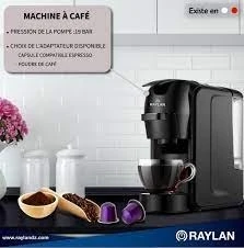 CAFETIERE RAYLAN 0,6L ANTI-GOUTTE NOIR