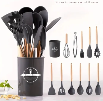 مجموعة أواني مطبخ سيليكون 12pcs