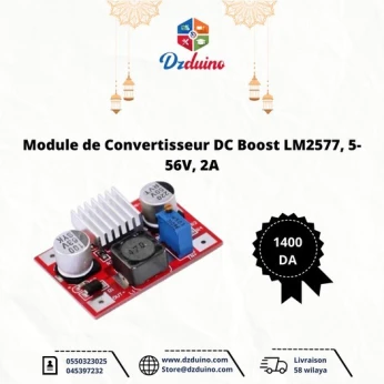 Module de Convertisseur DC Boost LM2577, 5-56V, 2A