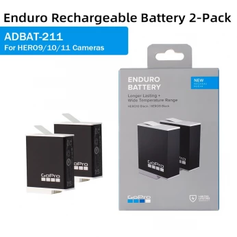 GoPro kit de 2 Batterie Enduro rechargeable Pour HERO10 - HERO9 Black