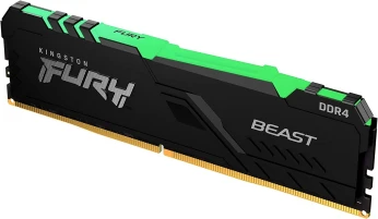 RAM Kingston FURY Beast RGB 8 Go DDR4 3200 MHz CL16 - PC4-25600 - RGB -
