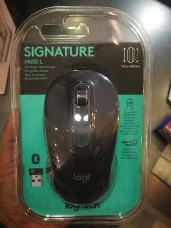 Logitech Signature M650 L - Souris Sans Fil & Bluetooth - Graphite -