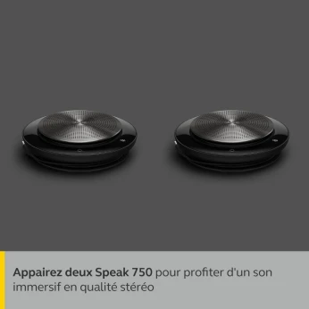 Jabra SPEAK 750 - Haut-parleur de bureau VoIP - Bluetooth - sans fil - USB