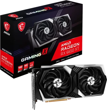 MSI Radeon RX 6650 XT GAMING X 8G GDDR6 - HDMI/Tri DisplayPort - PCI Express