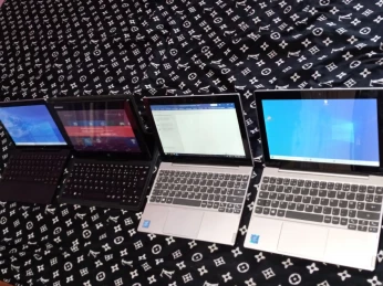 A vendre un lot de 10 PC TABLETTE Windows 10, Processeur Atom(TM)X5, 10 pouces, clavier détachable