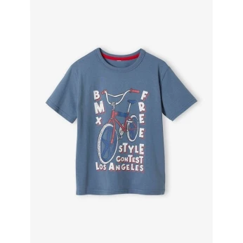 Verbaudet Tee-shirts enfant – Vélo - Bleu