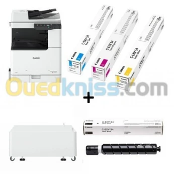 PHOTOCOPIEUR CANON IRC 3226I LASER COULEUR A3 26 Ppm/ 2300P / ECRAN 7" / Cloud