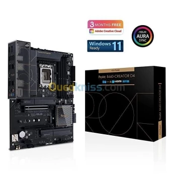 ASUS ProArt B660-CREATOR D4 ATX Socket 1700 Intel B660 Express - 4x DDR4 - M.2 PCIe 4.0 - USB 3.1