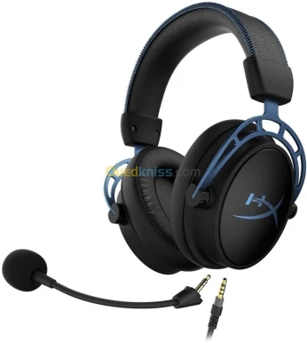 Hyper X Cloud Alpha S Casque Gaming Fermé USB/Jack 3.5 Mm - Son Stéréo 2.0 Et Virtual 7.1 Surround