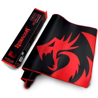 TAPIS DE SOURIS REDRAGON KUNLUN RED P006A L - GAMING & PROFESSIONNEL MOUS PAD - 80 X 40 Cm - NOIR