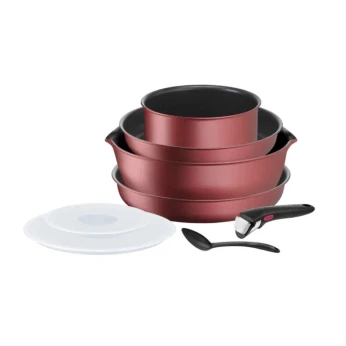 Set 8 pièces TEFAL Ingenio Daily Chef Rouge surprise L3989102
