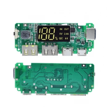 Module d'alimentation USB 5V 2,4 A pour batterie Lithium 18650 arduino
