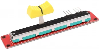 Potentiomètre coulissant 10 K Module linéaire double sortie pour bloc électronique AVR arduino