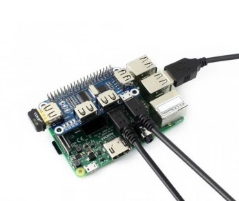 Hub USB Hat 4 Ports Raspberry Pi Arduino