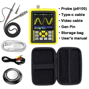 Oscilloscope numérique DSO1511 ARDUINO , 120MHz & générateur de Signal portable