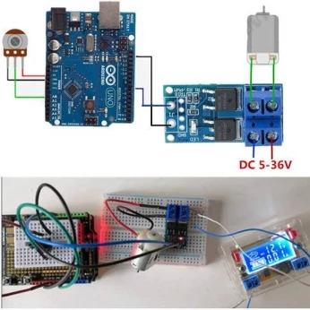 Double MOSFET 400W Arduino 15 A