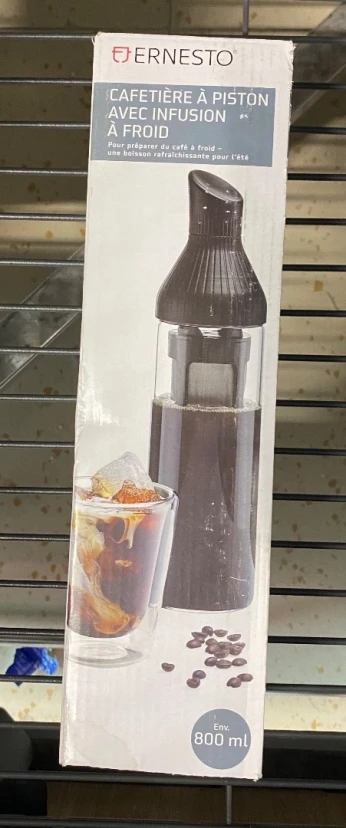 CAFETIÈRE À PISTON AVEC INFUSION A FROID