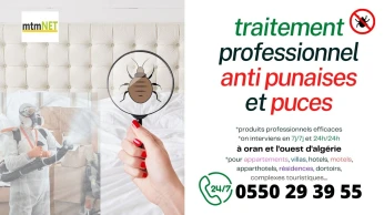 traitement anti punaises de lit et puces à oran