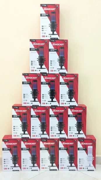 HyperX QuadCast S Blanc et Noire