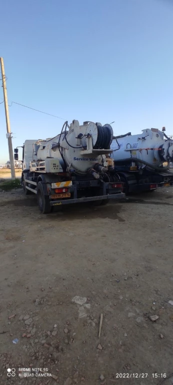 Camion hydrocurur débcouchage vidange f
