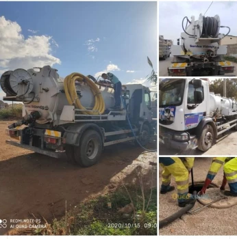 camion vidange nettoyage débouchage -