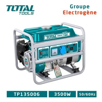 TOTAL Groupe Electrogène Avec Un Panneau De Contrôle Facile A Utiliser 3500W