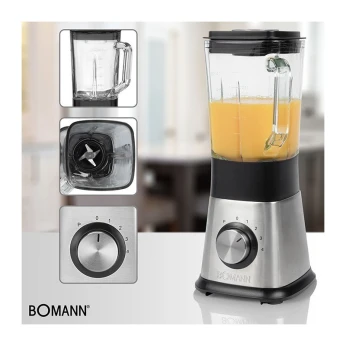 blander bomann 1.5 L - 650 W - Noir/Inox
