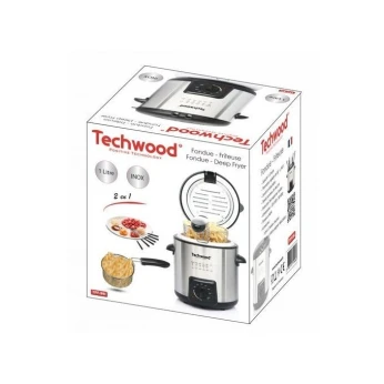 Techwood Friteuse Fondue 2en1 1 L 840W TFF 99i