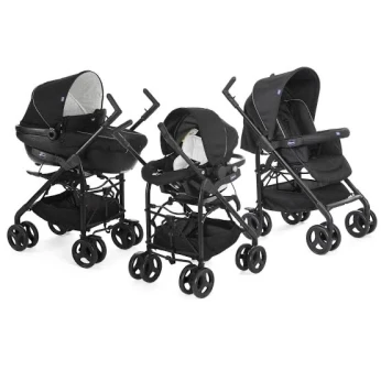 Poussette trio chicco landau siège auto