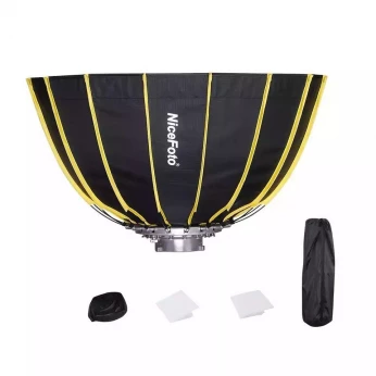 NICEFOTO Softbox monture Bowens, Portable, Installation rapide Diametre 70cm , 90cm et 120cM