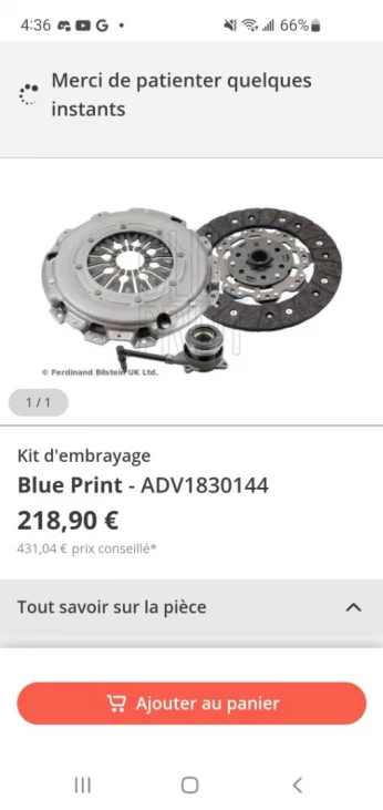 Kit embrayage seat leon  prix à débattre  نبيع بالخسارة