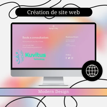 Création de site web personnalisé